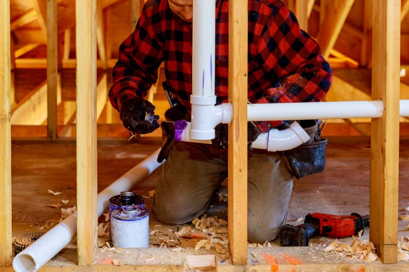 Plumbing Drain Installation detail