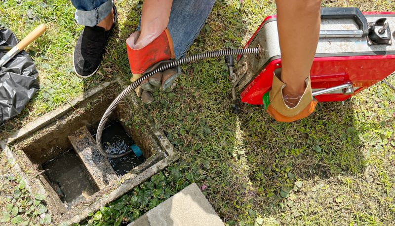 Stopped Up Drain Clearing